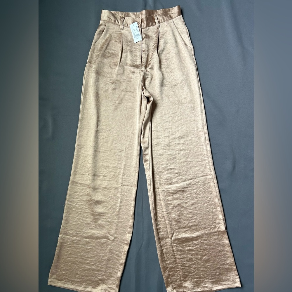PacSun Tan High-Waisted Pants